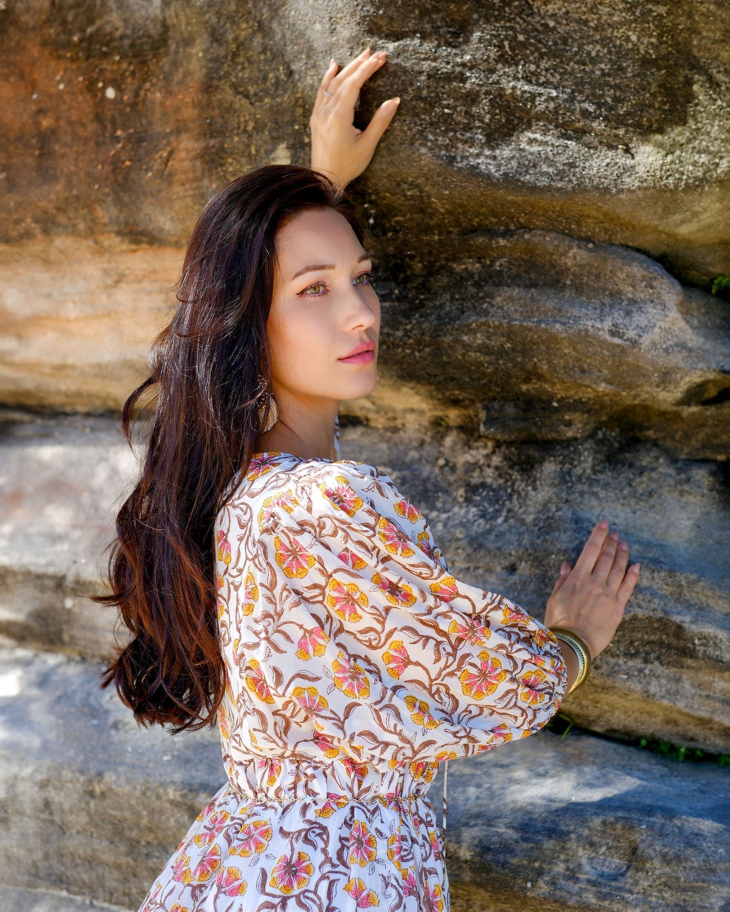 Robe Courte Neera en Fleur