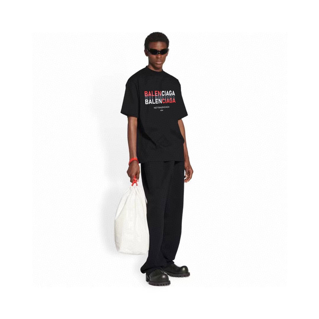 T-shirt imprimé double lettre
