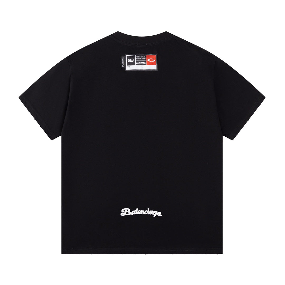 T-shirt classique à imprimé lettre