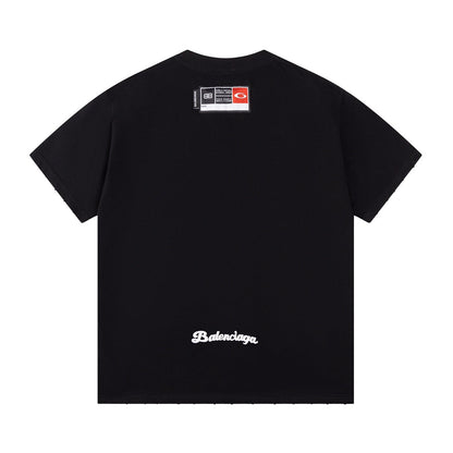 T-shirt classique à imprimé lettre