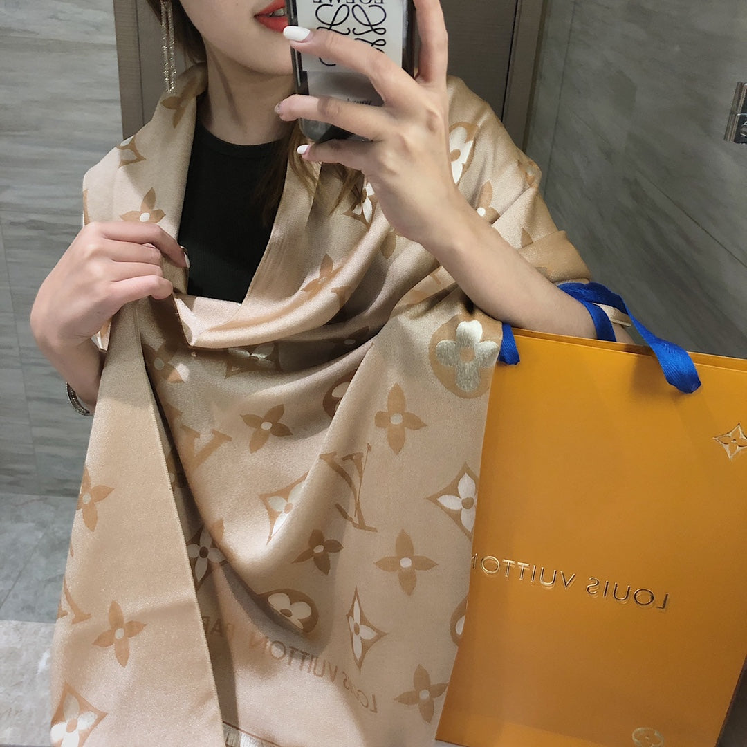 Pañuelo de Algodón Jacquard Tencel Premium L