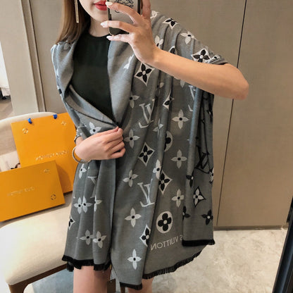 Pañuelo de Algodón Jacquard Tencel Premium L
