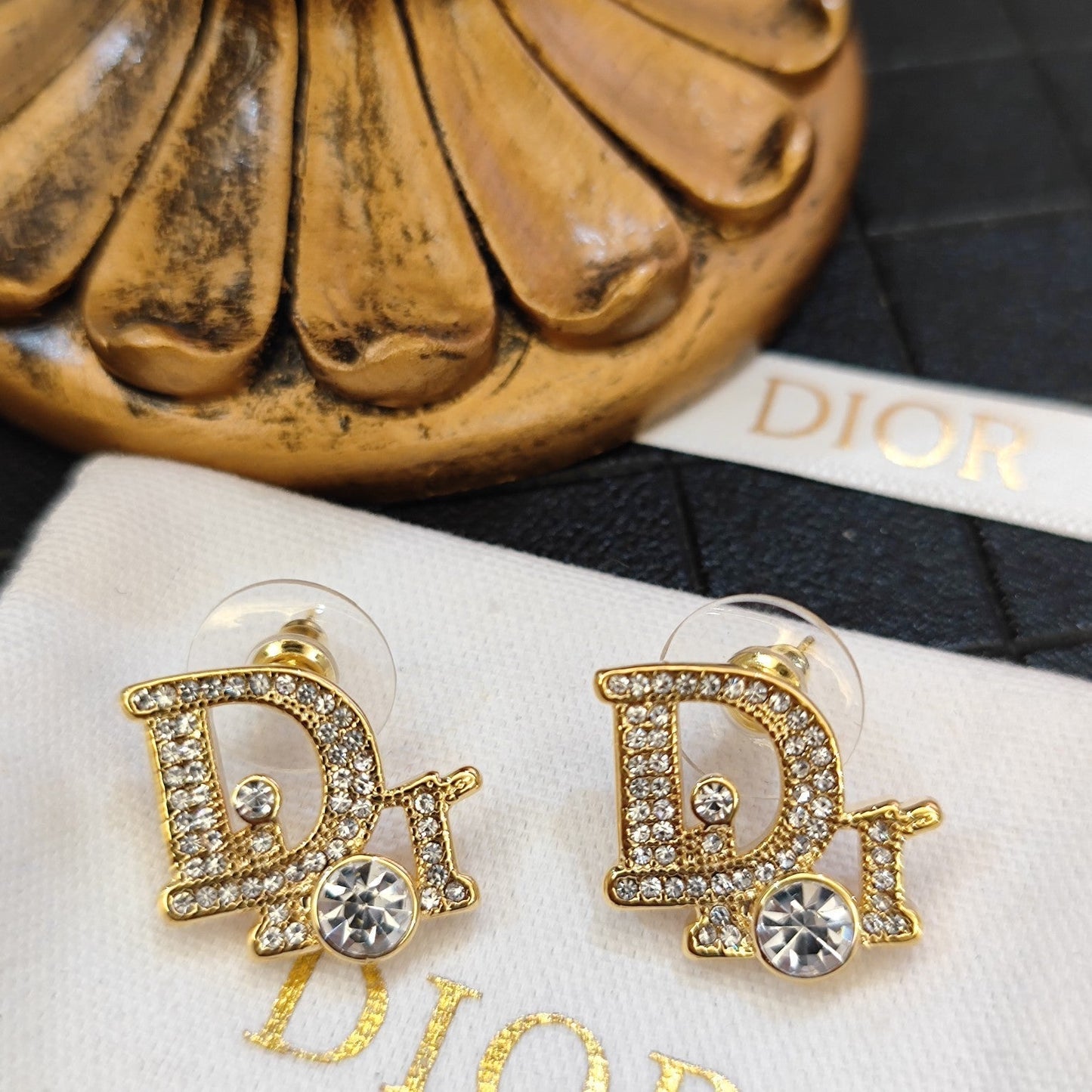 Boucles d'oreilles de luxe en cristal