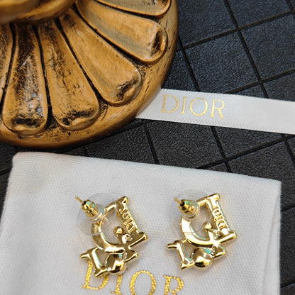 Boucles d'oreilles de luxe en cristal