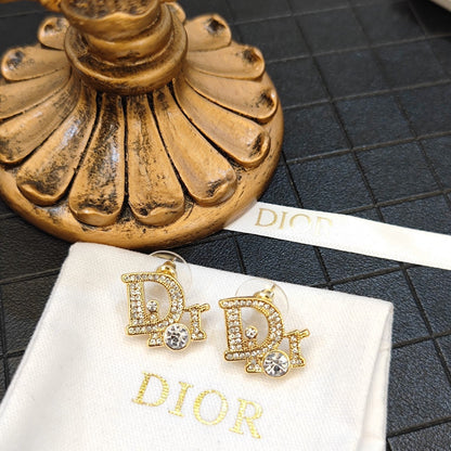 Boucles d'oreilles de luxe en cristal