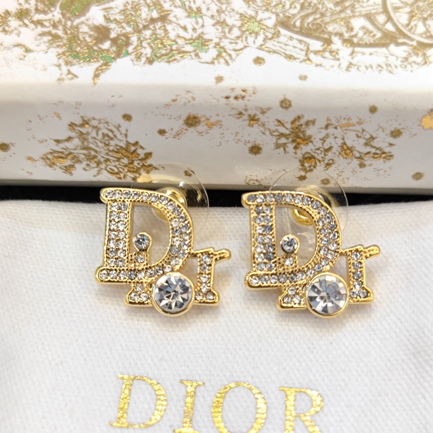 Boucles d'oreilles de luxe en cristal