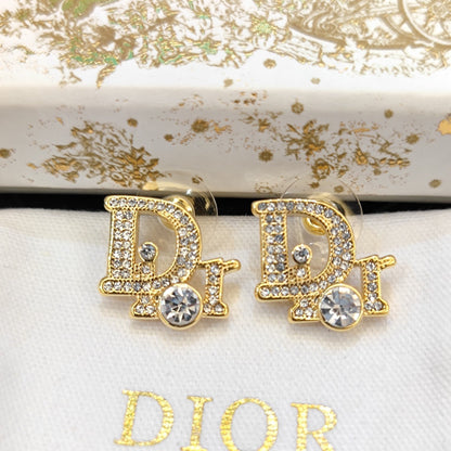 Boucles d'oreilles de luxe en cristal