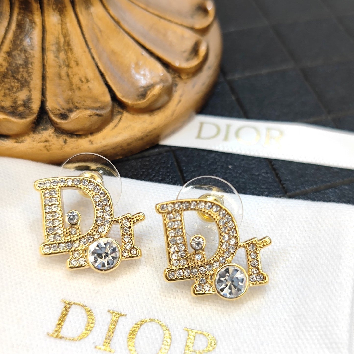 Boucles d'oreilles de luxe en cristal
