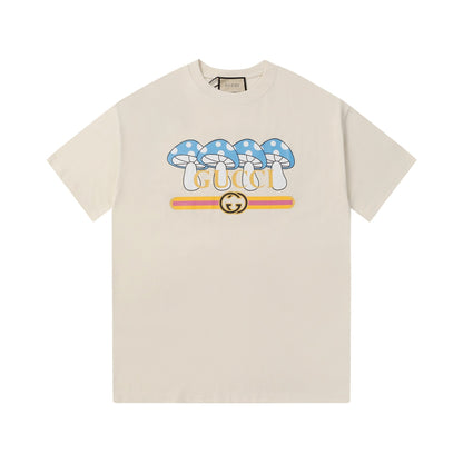T-shirt imprimé champignons