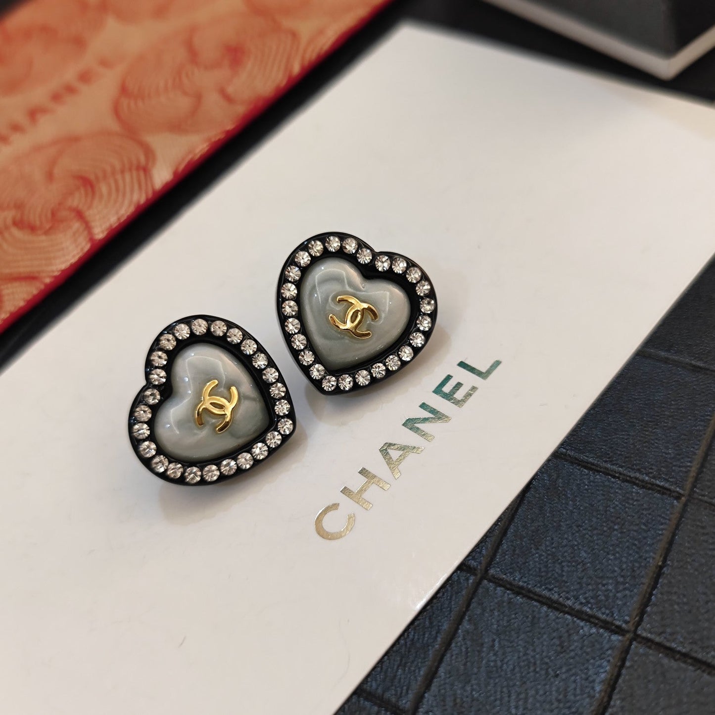 Pendientes de Corazón de Lujo