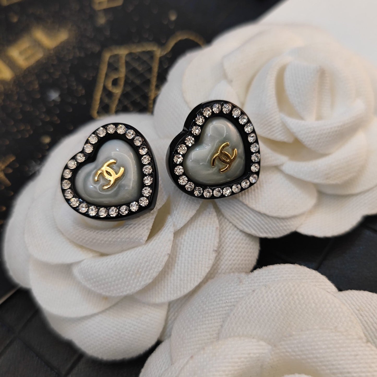 Pendientes de Corazón de Lujo