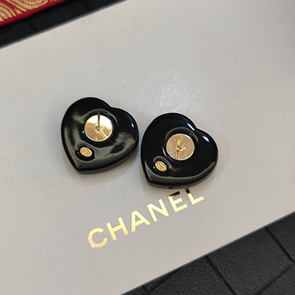 Pendientes de Corazón de Lujo