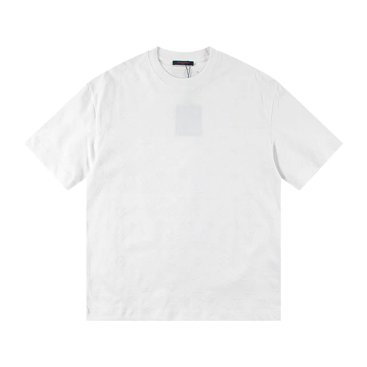 T-shirt gaufré à motif classique