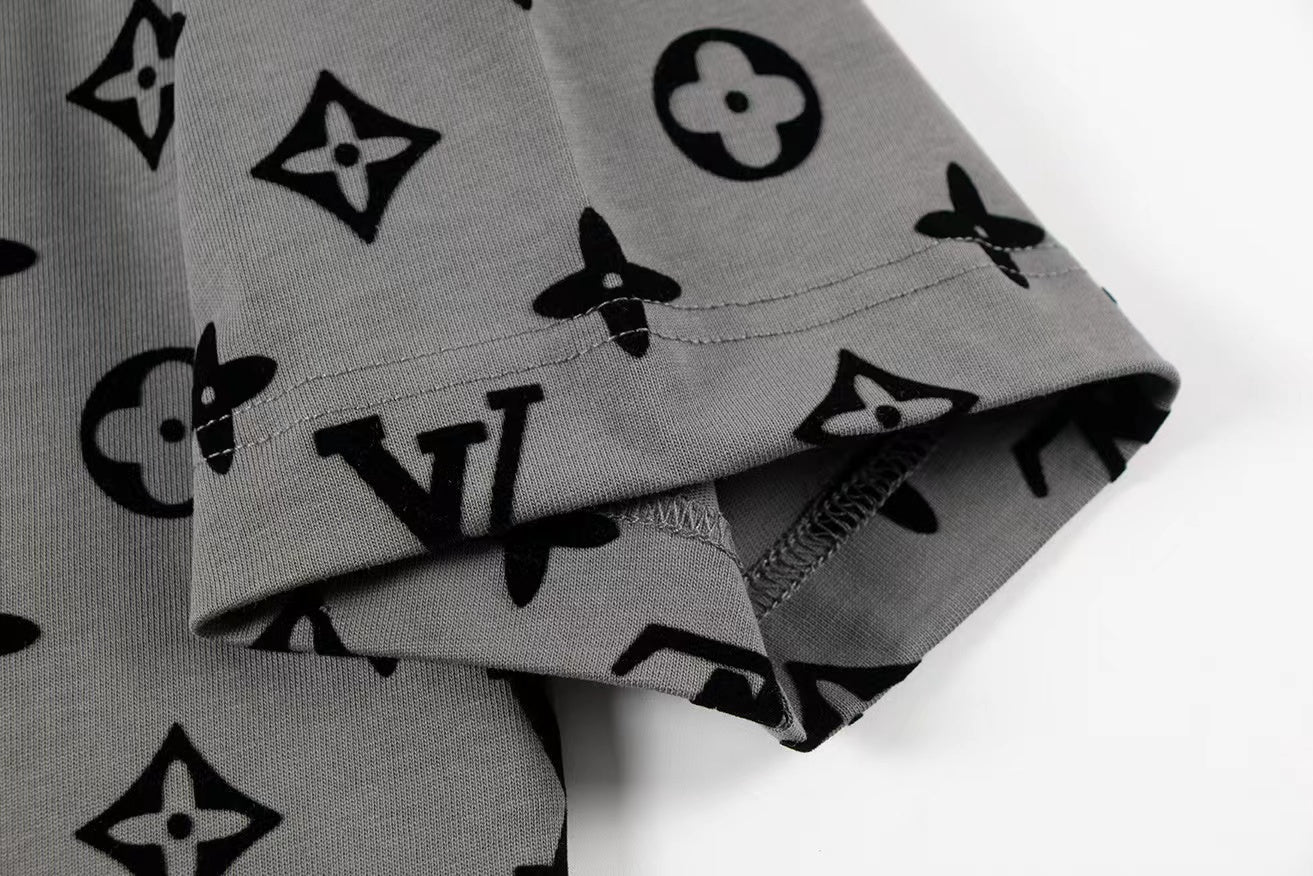 T-shirt gaufré à motif classique