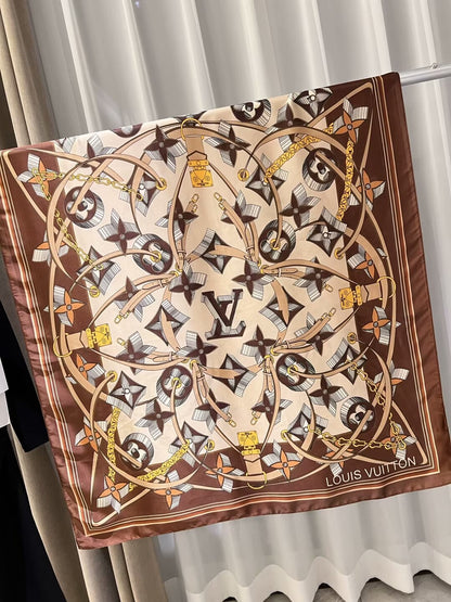 Foulard en soie gaufrée élégant pour femme