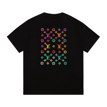 T-shirt imprimé arc-en-ciel