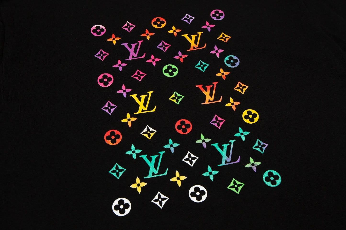 T-shirt imprimé arc-en-ciel
