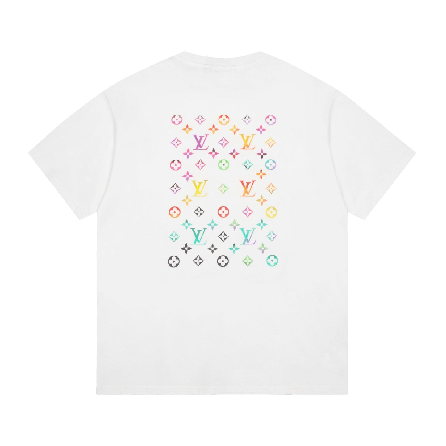 T-shirt imprimé arc-en-ciel