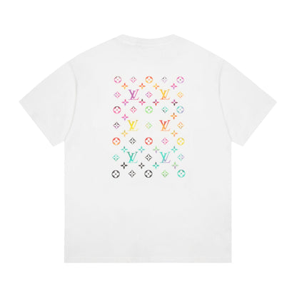 T-shirt imprimé arc-en-ciel