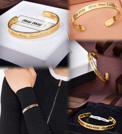 Pulsera abierta de moda
