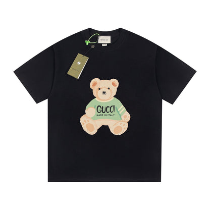 T-shirt à imprimé ourson mignon