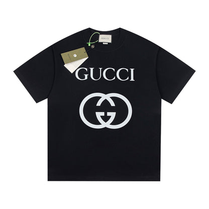 T-shirt simple avec grand logo imprimé