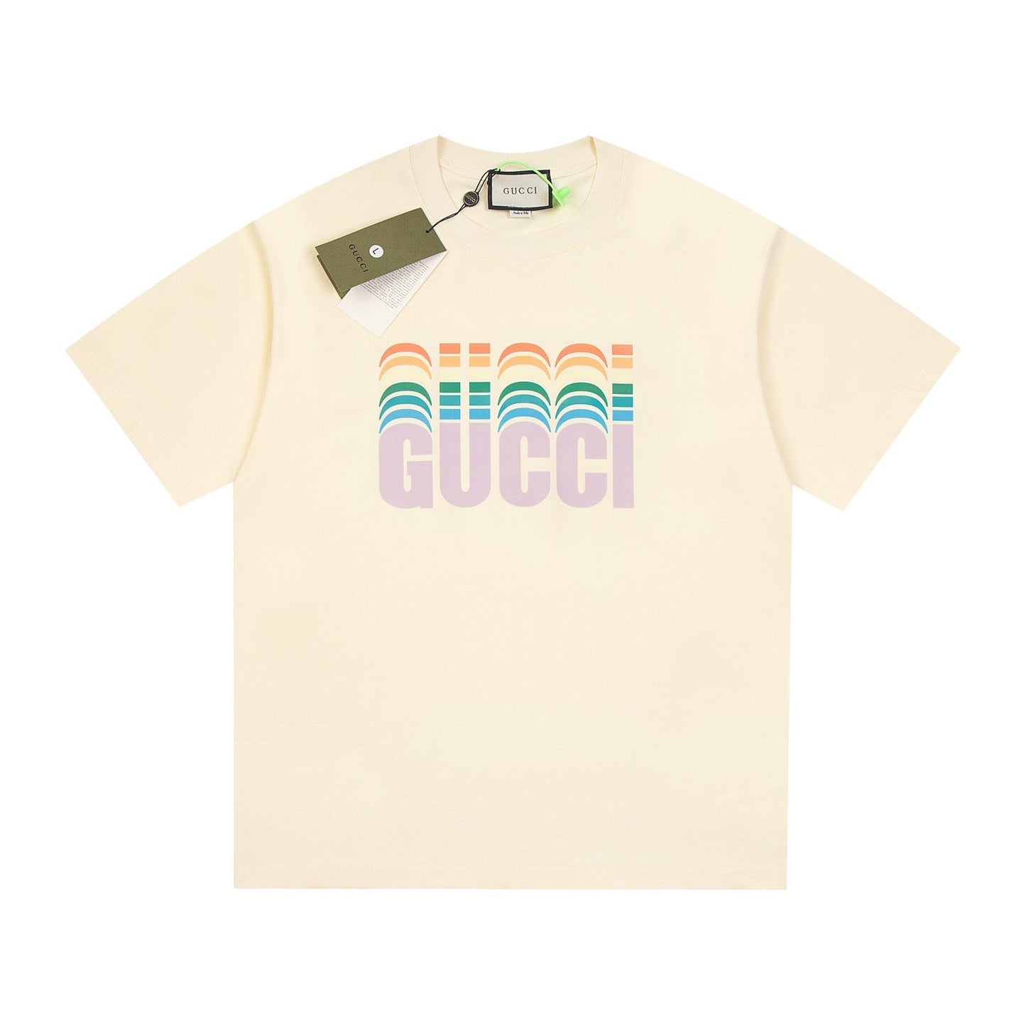 T-shirt imprimé arc-en-ciel