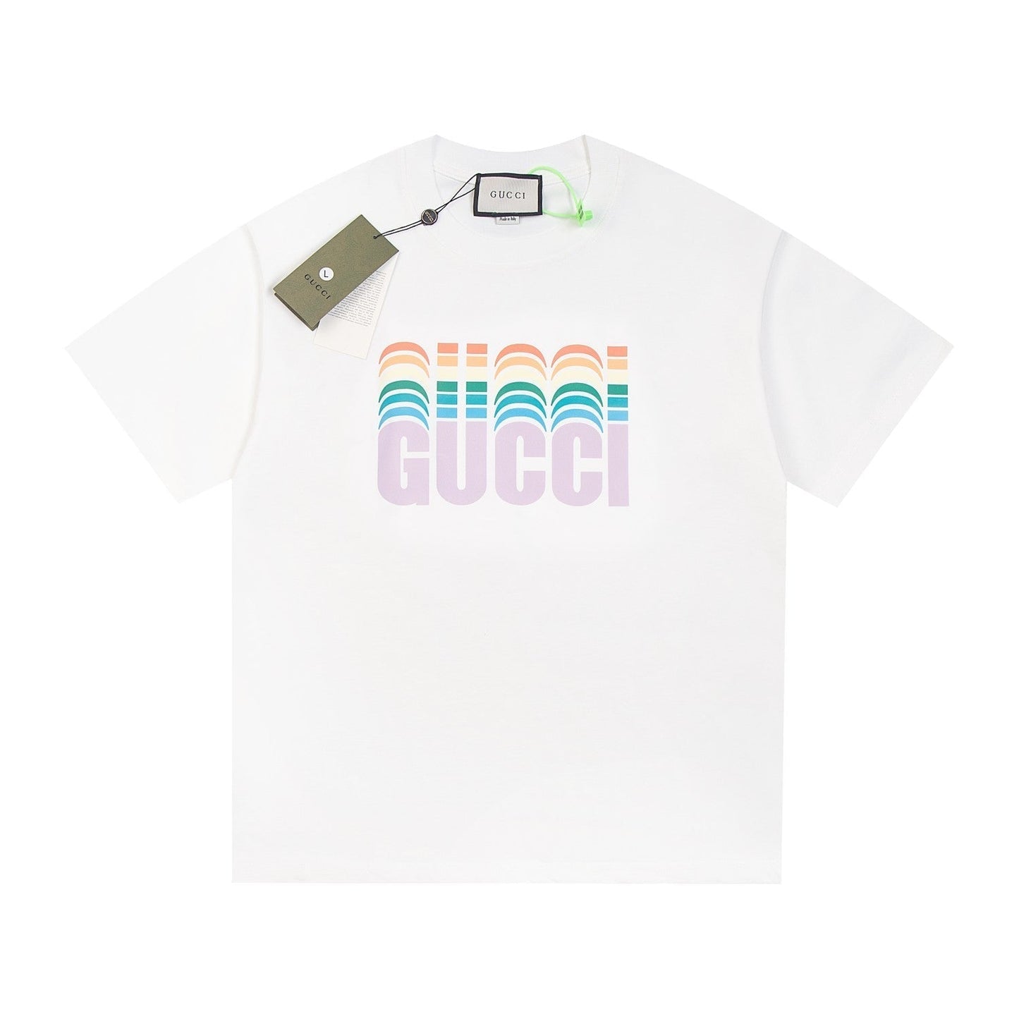 T-shirt imprimé arc-en-ciel