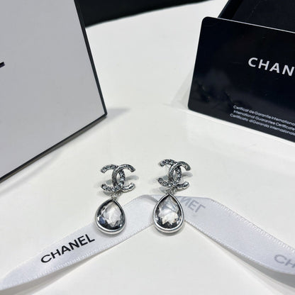 Boucles d'oreilles pendantes en cristal Tempérament
