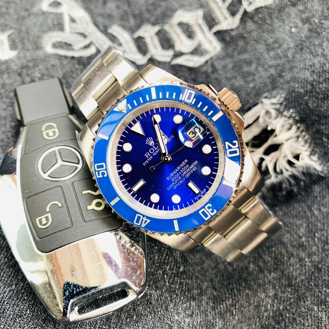 Premium Stainless Steel Mechanical Watch 3 Color Options Classic Sport Luxury Style