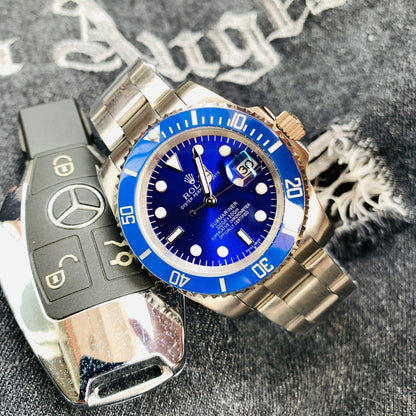 Premium Stainless Steel Mechanical Watch 3 Color Options Classic Sport Luxury Style