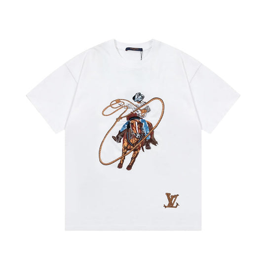 Camiseta estilo vaquero