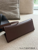 Minimalist Taupe Brown Shoulder Bag