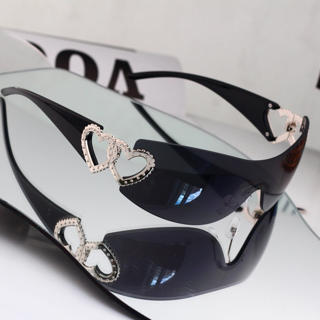 11 Color Y2K Rimless Wraparound Sunglasses - 51007