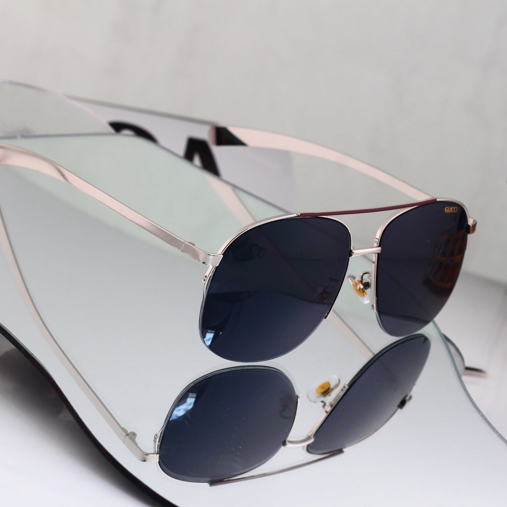 7 Color Classic Double Bridge Aviator Sunglasses - 51003