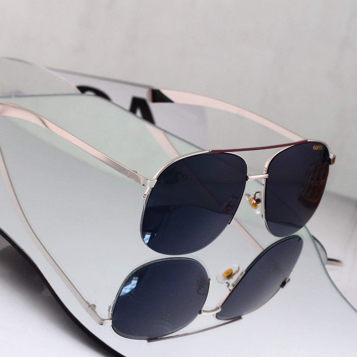 7 Color Classic Double Bridge Aviator Sunglasses - 51003