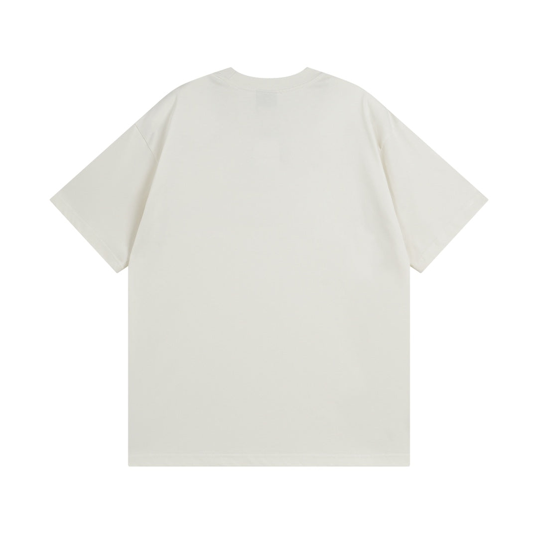 T-shirt à imprimé lettre simple