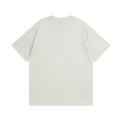 T-shirt à imprimé lettre simple