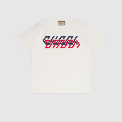 T-shirt à manches courtes imprimé miroir