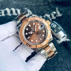 Men’s Stainless Steel Automatic Mechanical Watch – 3-Color Dial Collection, Classic Luxury Sport Style
