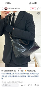 Speedy 30-Inspired Casual Handbag