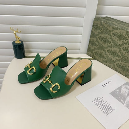 Horsebit High Heel Sandals