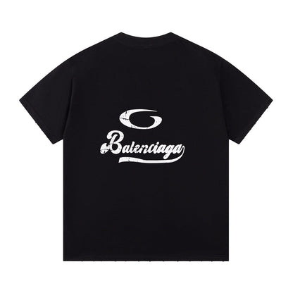 T-shirt à imprimé lettres classiques