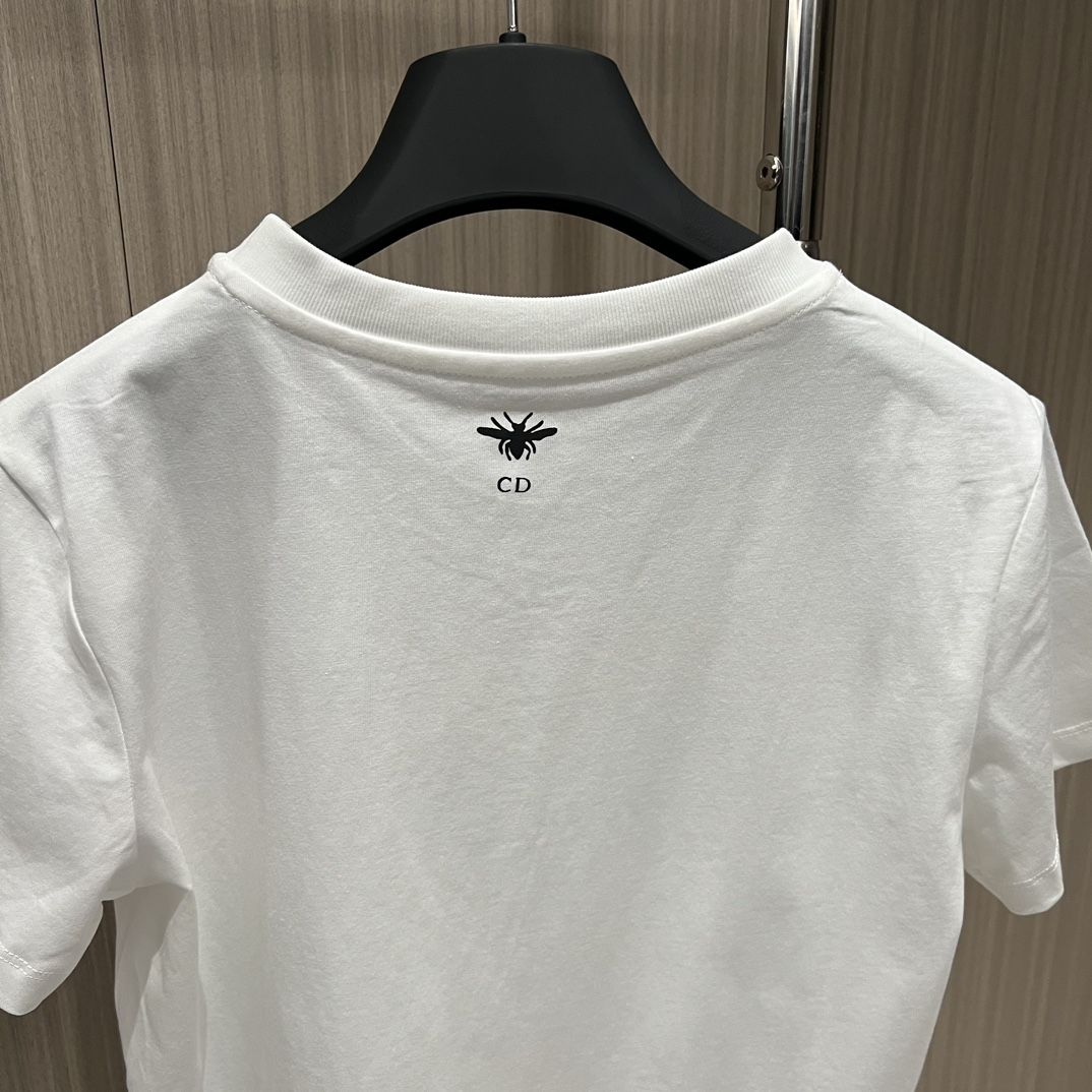T-shirt graphique papillon autour du monde pour femme