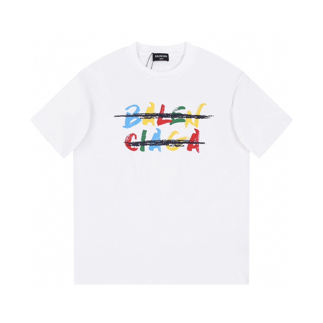 T-shirt imprimé à rayures horizontales