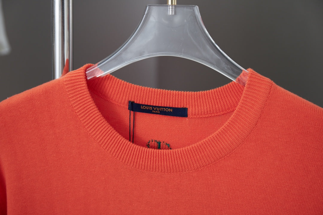 T-shirt en tricot motif cocotiers
