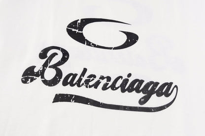T-shirt à imprimé lettres classiques