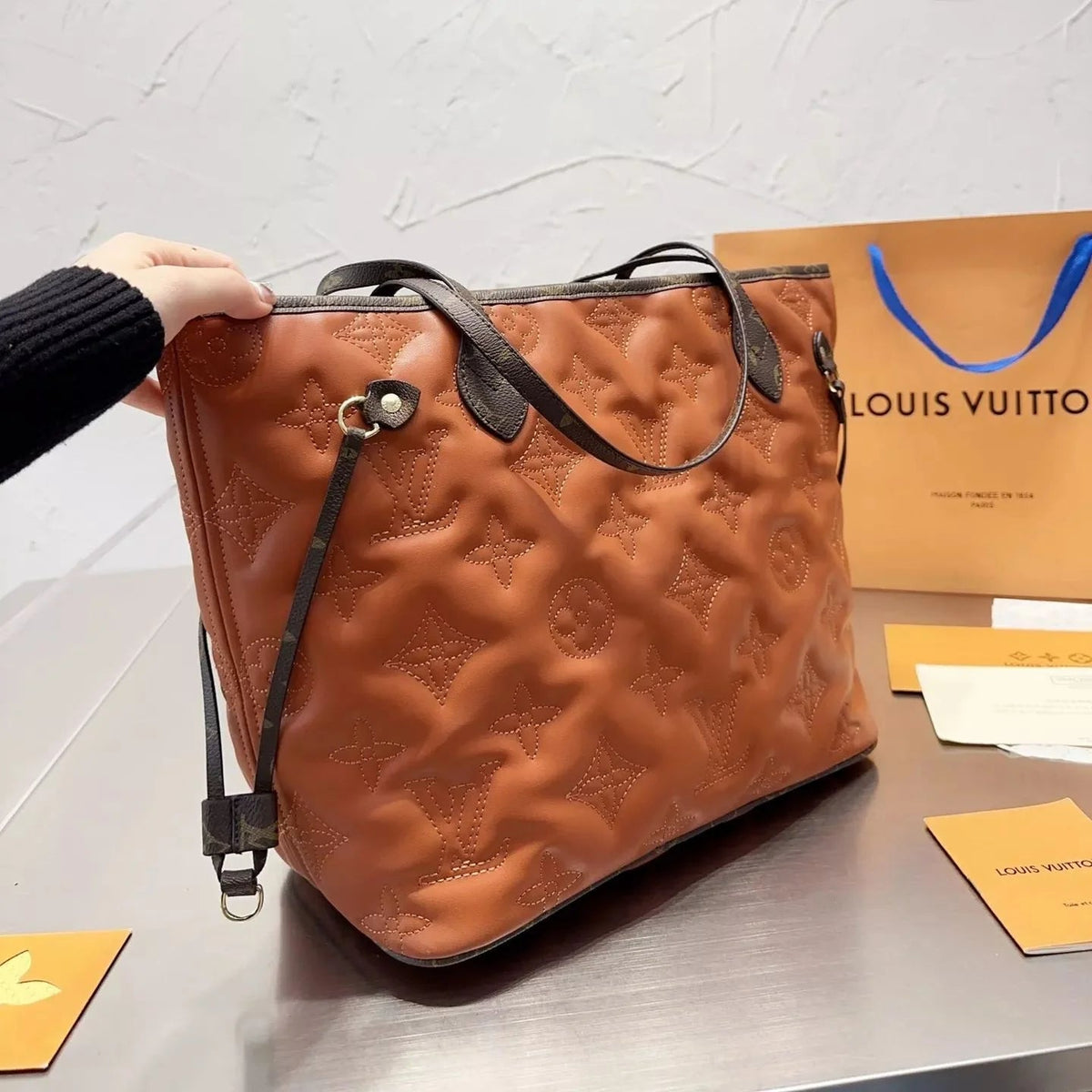 Neverfull Seam Monogram Tote Bag