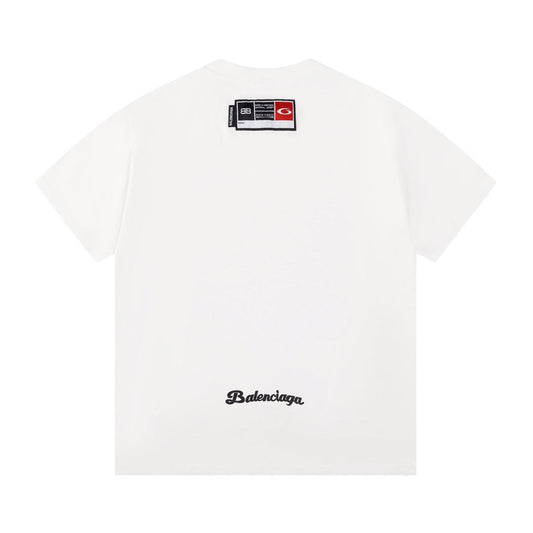 Camiseta clásica con estampado de letras