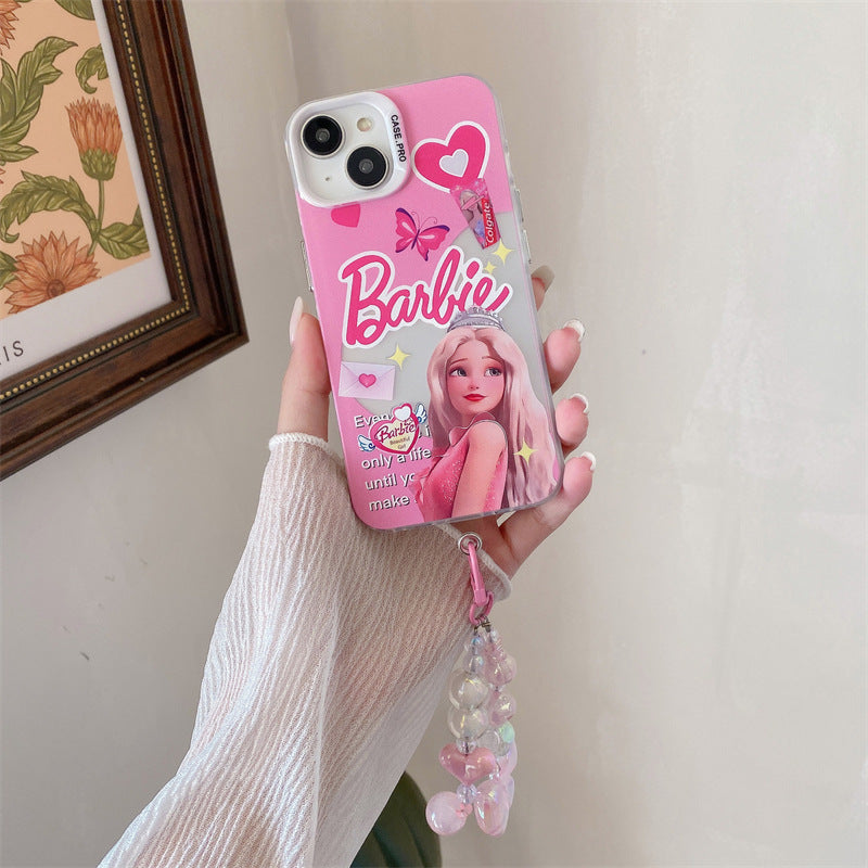 Bonita Funda con Colgante de Cortina de Cuentas de Princesa